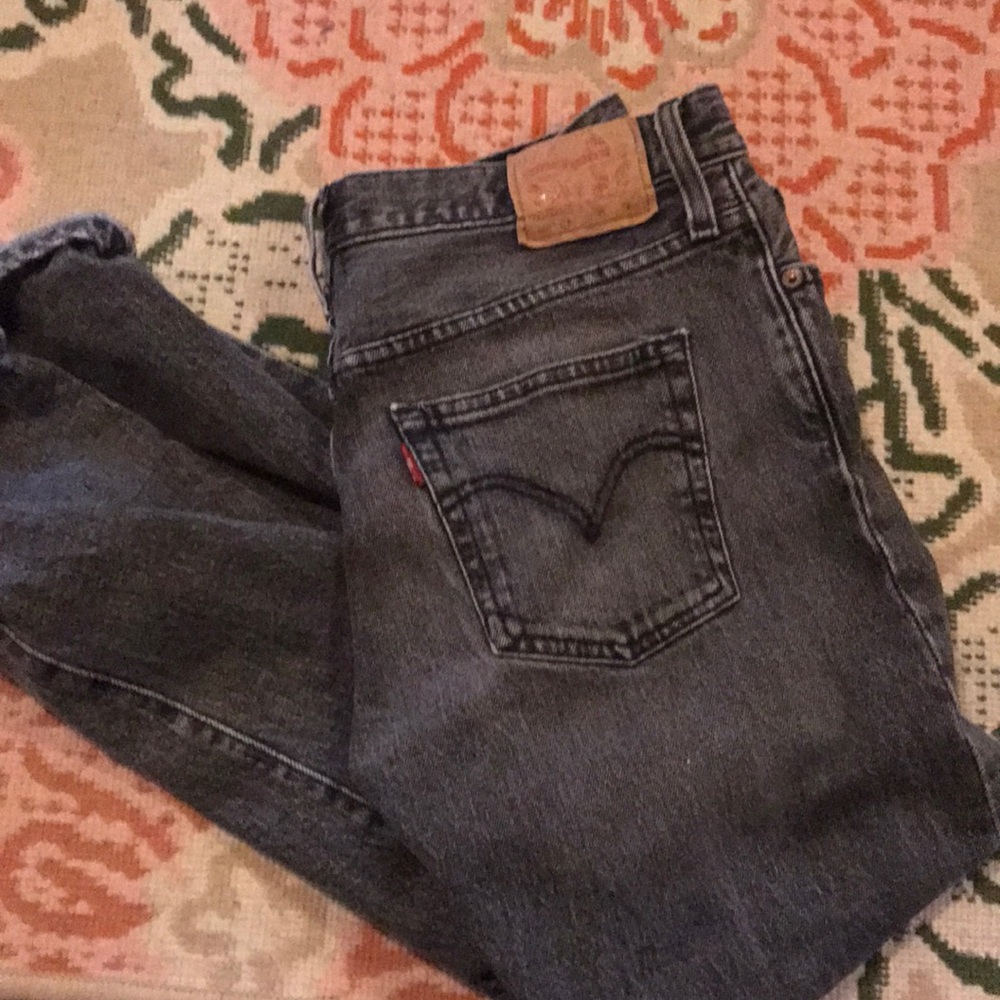 Black low rise jeans